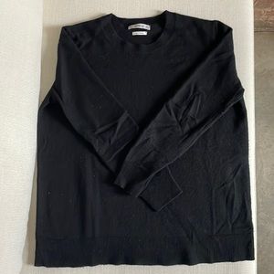 Black cashmere sweater